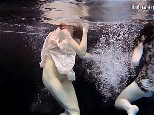 two dolls swim and get naked wonderful