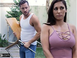 pummel Confessions Latina Housewife Reena plumbs her mover